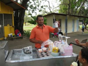 Shaved ice vendor