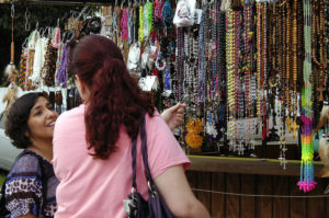 Bead vendor in Guavate