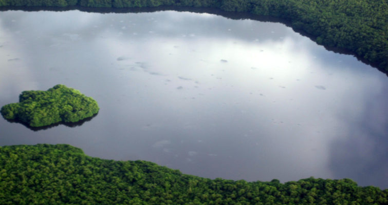 Aerial shot of Puerto Rico