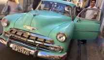 Vintage taxi in Havana