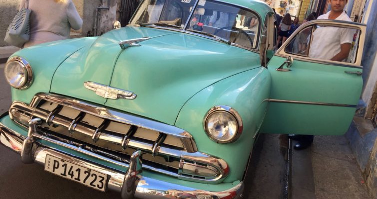 Vintage taxi in Havana