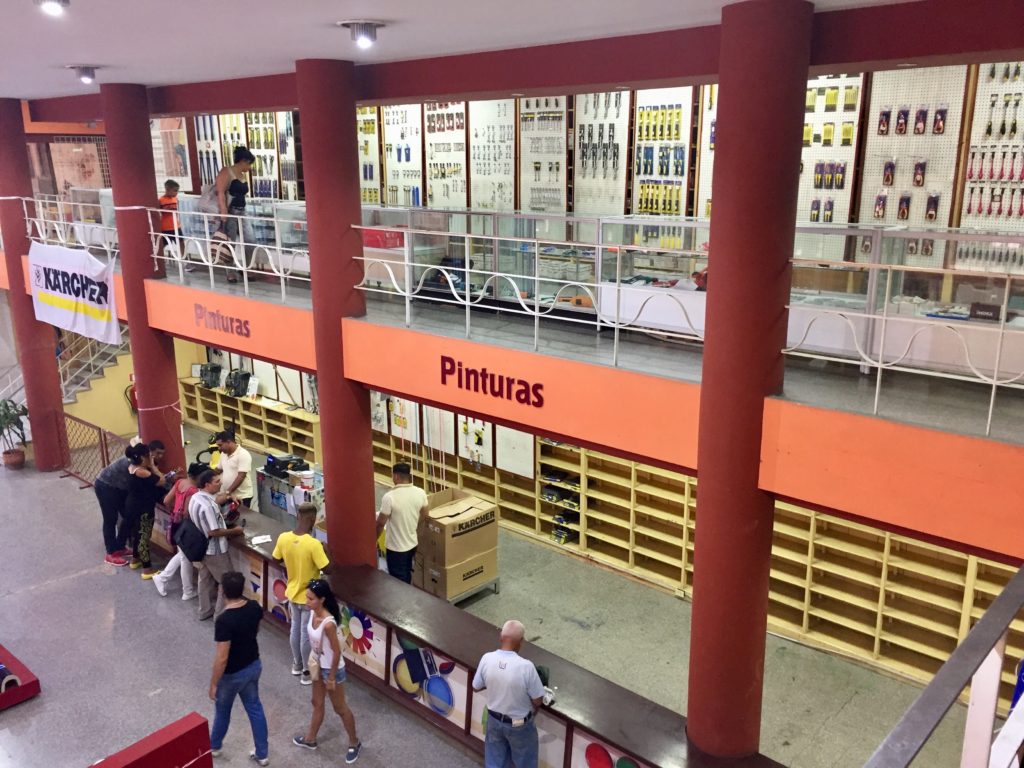 Photo of a hardware store from the inside