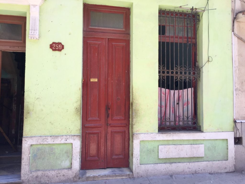 Door of a house